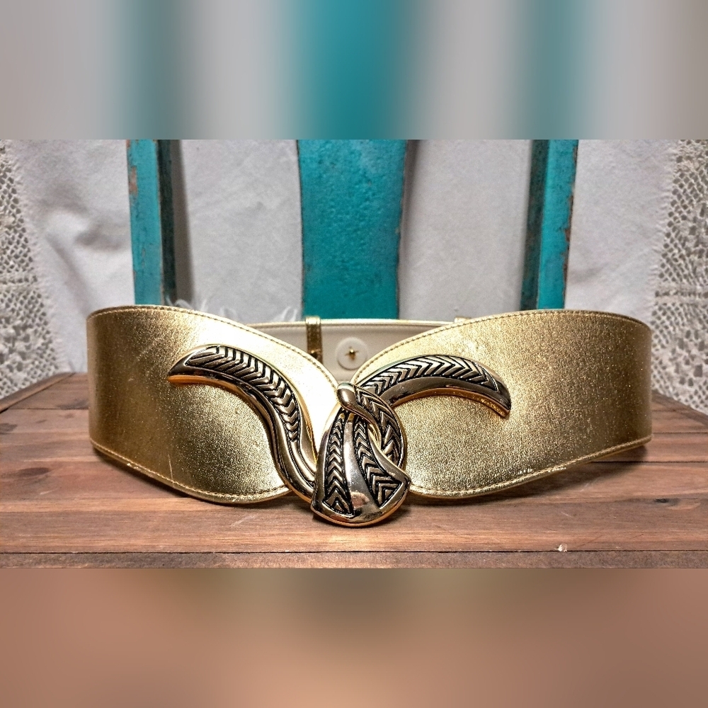 Vintage 31" Vegan Leather Belt